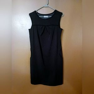 Calvin Klein Black Midi Dress Size 4